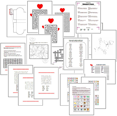Printable Crossword Puzzles on Valentine   S Day Printable Games  Puzzles And Crafts   Allcrafts Net