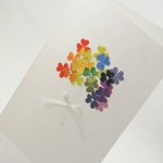 Clover Hearts Rainbow Card