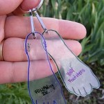 Father's Day Footprints Keychain Tutorial