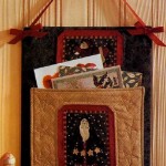 Quilted Christmas Card Holder