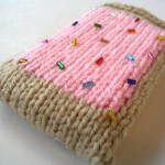 Knitted Pop Tart Cell Phone Cozy