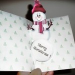 Pop-up Snowman Printable Christmas Card