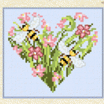 Spring Flower Cross Stitch Chart