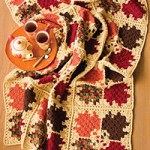 Autumn Leaves Crochet Afghan Pattern