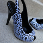 Googly Eyed Halloween Shoes Makeover