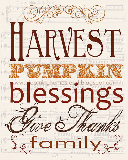 Harvest Pumpkin Blessing