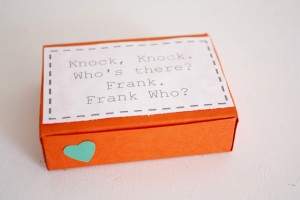 Joke Box Printable Valentines