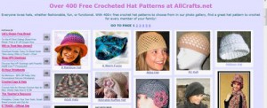 400+Free Crochet Hat Patterns