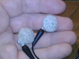 Knitting Earbud Covers