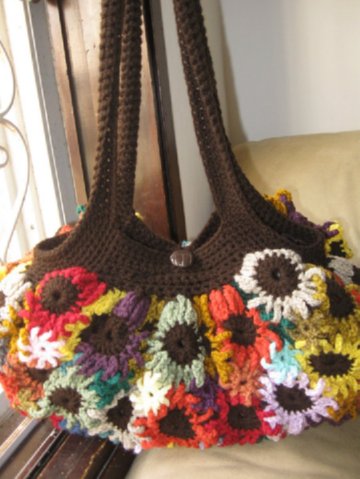 Crochet Flower Purse Pattern