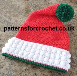 Santa Hat Free Crochet Pattern 