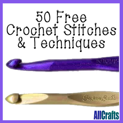 50 Free Crochet Stitch and Technique Tutorials