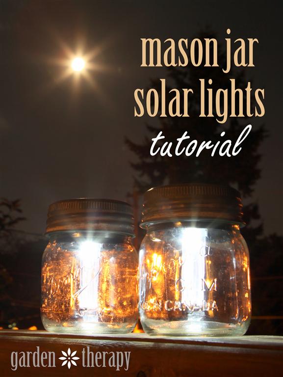 DIY Mason Jar Solar Lights 