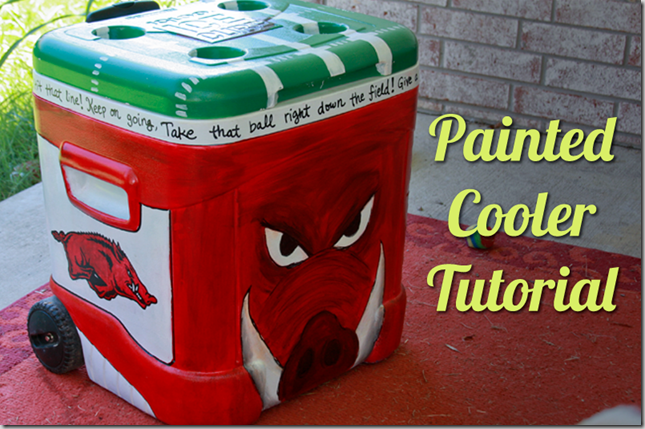 Painted Cooler Tutorial