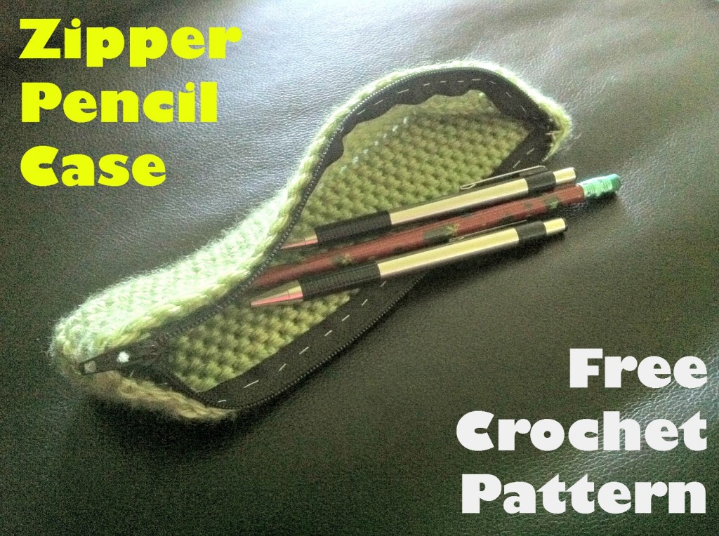 Zipper Pencil case Crochet Pattern