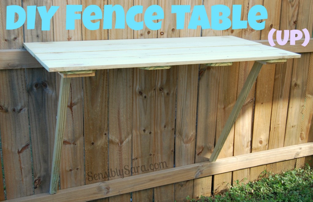 DIY Fence Table How-to
