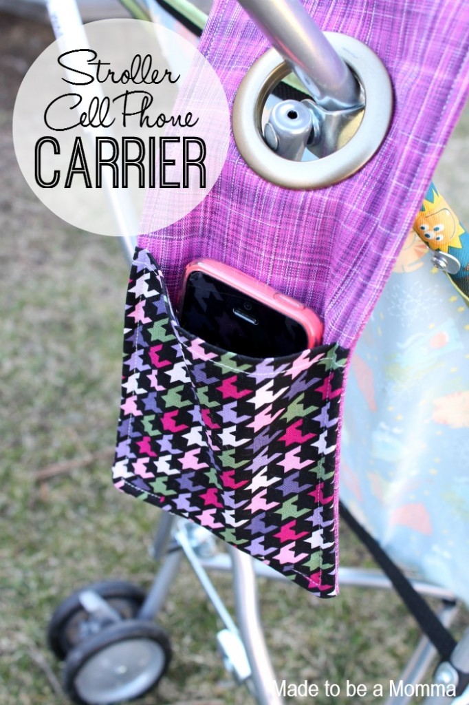 Stroller Cell Phone Carrier Sewing Tute