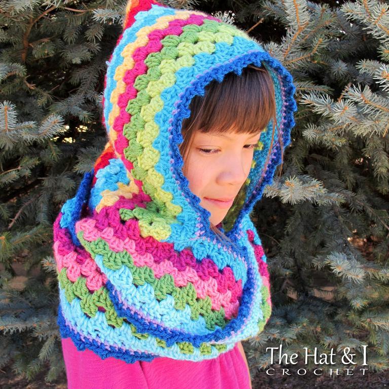 Harlequin Cowl Hoodie Crocheting Pattern