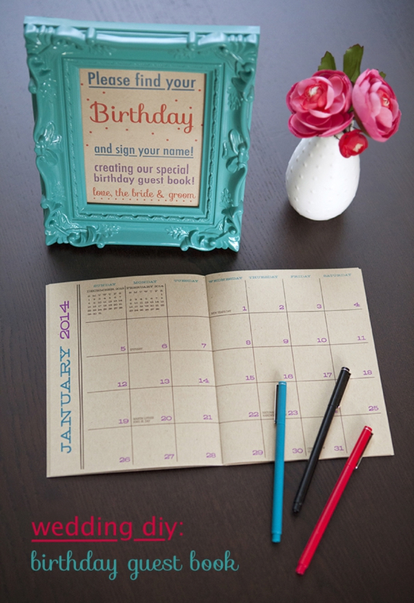 Birthday Calendar Guest Book AllCrafts Free Crafts Update