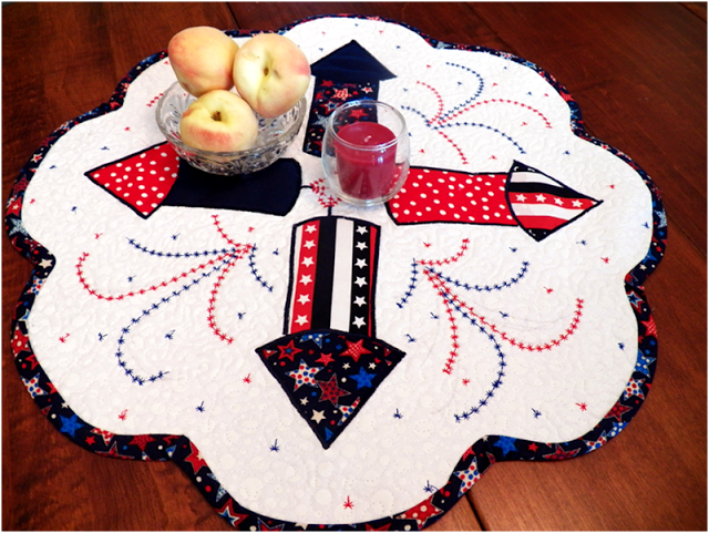 Fourth of July Table Mat Pattern