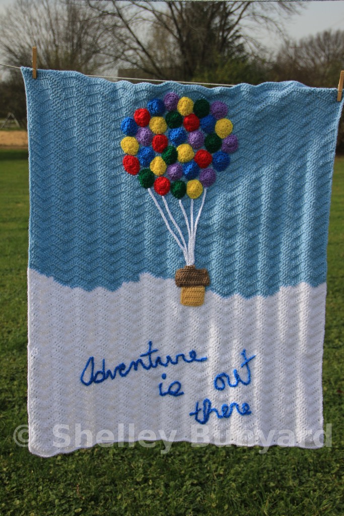 Hot Air Balloon Baby Blanket Crochet Pattern