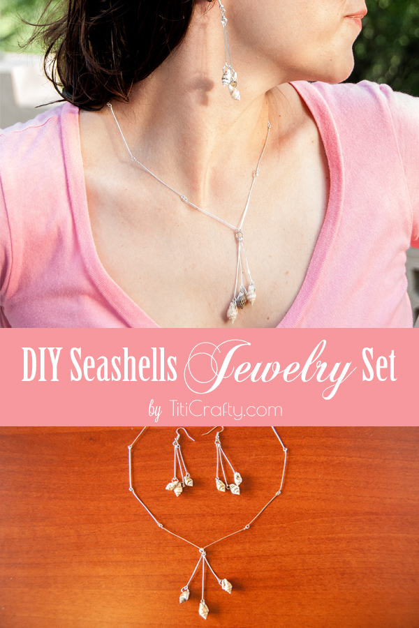 DIY Seashells Jewelry Set
