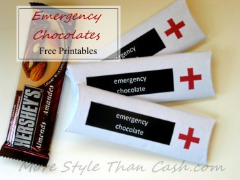 Emergency Chocolate Printable