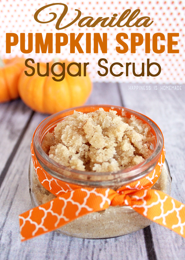 Vanilla Pumpkin Spice Sugar Scrub