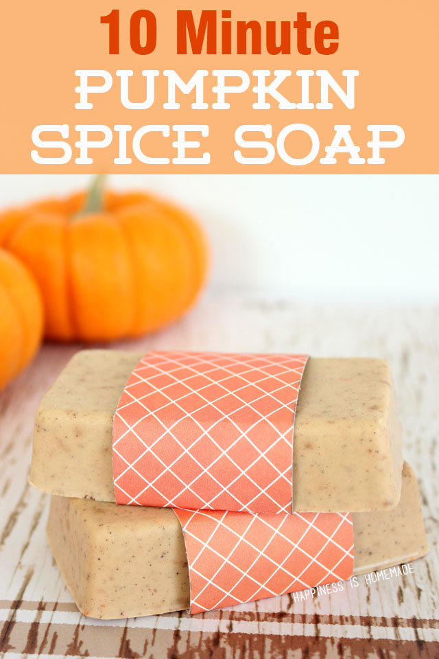 Easy DIY Pumpkin Spice Soap