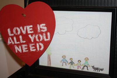 Heart Chalkboard Valentine's Day Tutorial