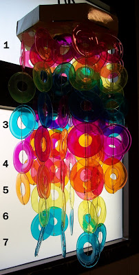 Recycled Cups Rainbow Suncatcher