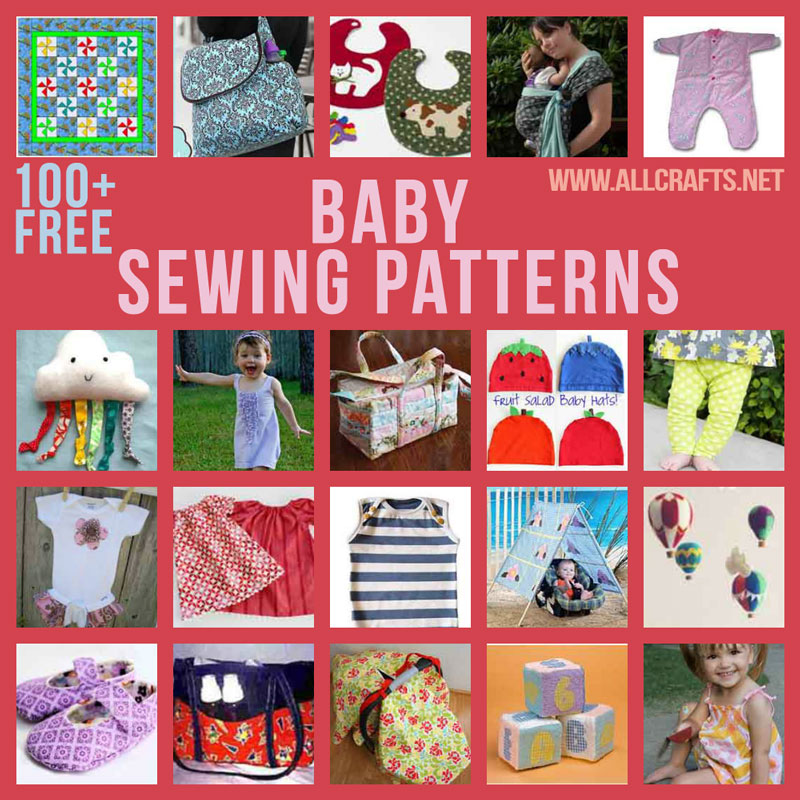 100+ Free Baby Sewing Patterns