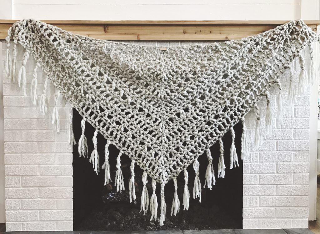 Crochet Triangle Shawl Pattern