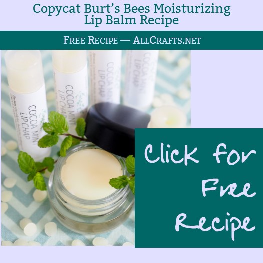 Copycat Burt's Bees Moisturizing Lip Balm Recipe