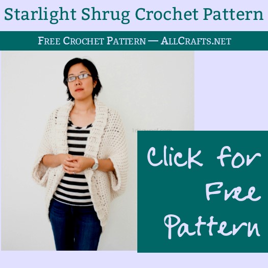 Free Starlight Shrug Crochet Pattern
