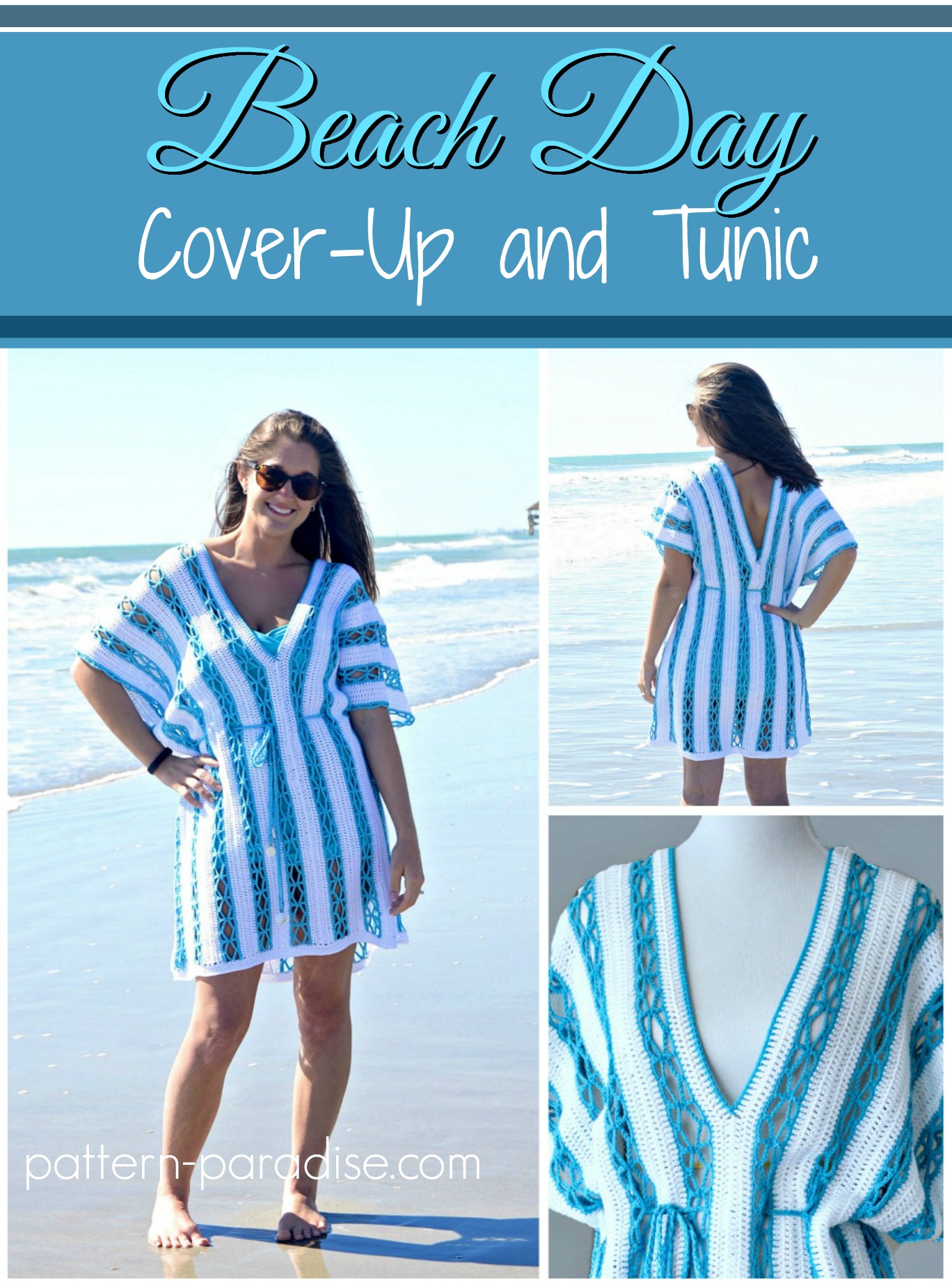 Beach Day Cover-Up Tunic Free Crochet Pattern