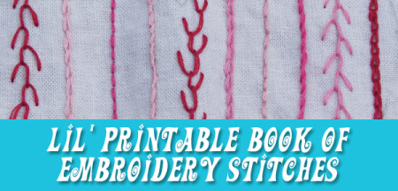 Learn Embroidery Stitches Free Printable Guides