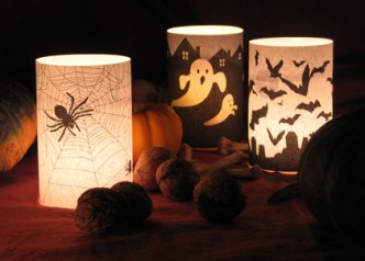Printable Halloween Candle Wrappers