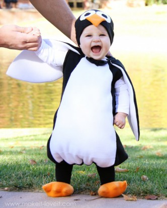 Baby Penguine Costume Sewing Tutorial