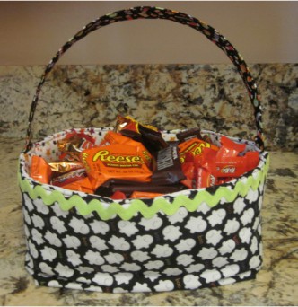 Trick or Treat Halloween Fabric Baskets