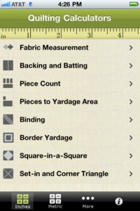 Crafty Tech Tip – Free Quilting Calculators Apps