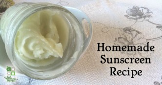 Homemade Natural Sunscreen