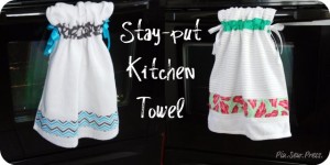 Stay-put Kitchen Towel Sewing Tutorial