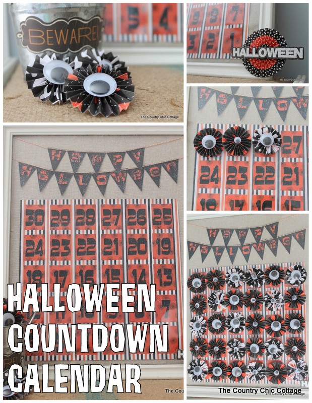 Halloween Countdown Calendar Tutorials โ AllCrafts Free Crafts Update
