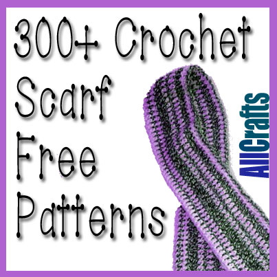 300+ Free Crochet Scarf Patterns