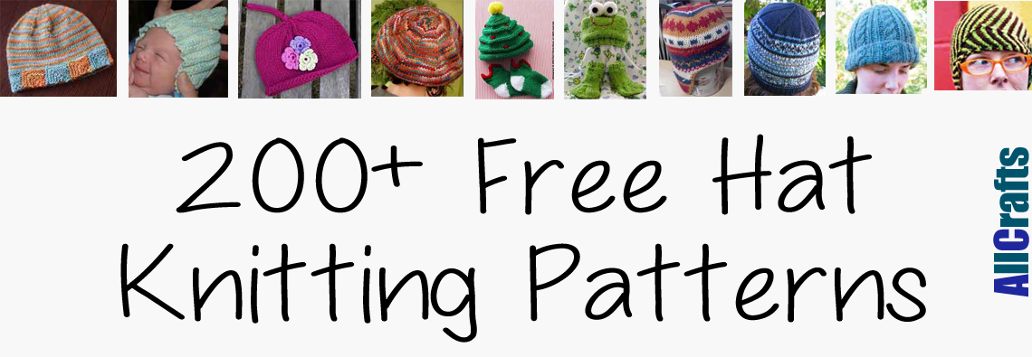 200+ Free Hat Knitting Patterns