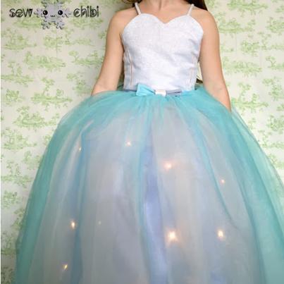 Light-Up Girls Princess Dress Tutorial
