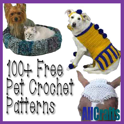 100+ Free Pet Crochet Patterns