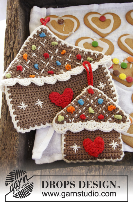 Gingerbread Pot Holder Crochet Ornament