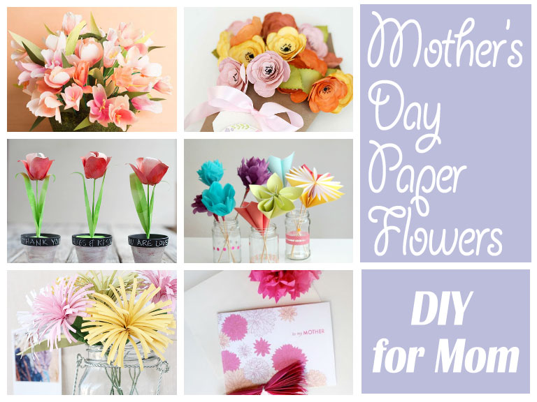 Mother's Day Paper Flowers DIY